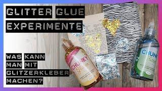 Experimente mit Glitzerkleber  Wozu ist das Zeug gut? Hot oder Schrott?