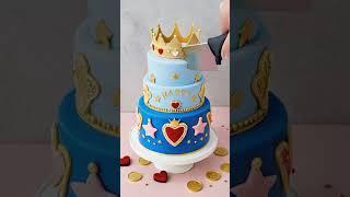 Royal Family Cake!  Who Rules the Slice  #cake #princessparty #birthdaycake