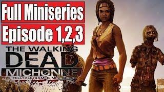 The Walking Dead Michonne Full Season Walkthrough Episode 1,2,3 (Full Miniseries)