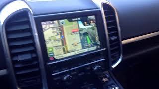 Porche New Cayenne Aftermarket Touch navigation installed