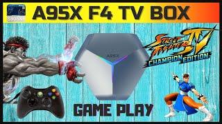 A95X F4 TV BOX Game Play - Street Fighter Champion ED - Android 10