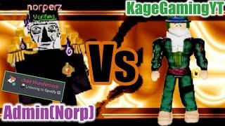 Norp(Admin) VS Youtuber | Blox Piece | ADMIN POWERS!!!!