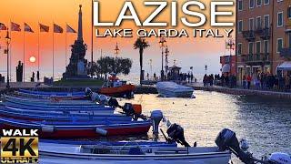 LAZISE, LAKE GARDA | ITALY WALKING TOUR 4K 60FPS | SPRING IN LAKE GARDA ITALY