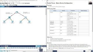 10.4.3 Packet Tracer - Basic Device Configuration