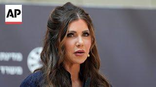 Kristi Noem tells Israel's leaders that Trump 'stands with you'