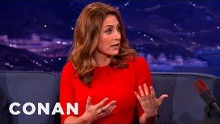 Sasha Alexander Is Boob-Slappin' Buddies With Angie Harmon | CONAN on TBS