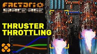 Control Thruster Efficiency with Throttling! - Factorio Guide / Tutorial