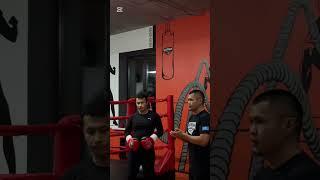 Работа на технику. Боксерский зал в Астане #рекомендации #training #foryou #mma #boxingtraining