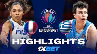 France  leads wire-to-wire in dominant display against Greece  at  #EuroBasketWomen
