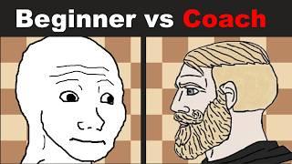 Chess Coach vs Beginner | Explained