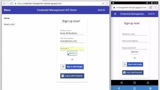 Credential Management API demo