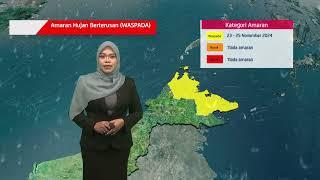 MET MALAYSIA - Laporan Cuaca 23 November 2024 (pagi)