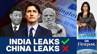 Trudeau's Officials Leaked India-linked Intel to Washington Post | Vantage with Palki Sharma