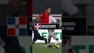 Edgar Pujol shown red card after VAR! #GoldCup #FOXSoccer