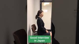 How to take an interview in Japan〜Women version2 〜 #shorts #japanese #Japan #japaneselanguage #jlpt