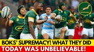 TOTAL DOMINATION! SOUTH AFRICA SHOWS THE WORLD WHY THEY’RE THE BEST! | SPRINGBOKS NEWS