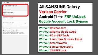 All SAMSUNG Galaxy (Verizon) Android 11 FRP/Google Lock Bypass - NO PC - WITHOUT Alliance Shield X