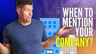 Should You Mention Your Company on Social Media? | Your Virtual Upline #381
