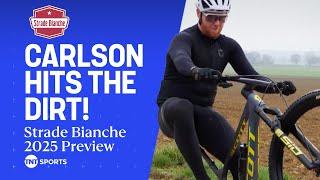 Can ex-PRO Mountain Bike Rider Josh Carlson handle the gravel of Strade Bianche? | The Cycling Show