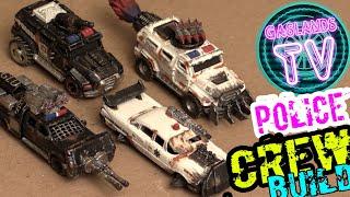 Gaslands TV: Miniature Police Cops Team Build - Rusting and Weathering Tips