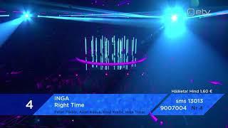 INGA – Right Time - LIVE at Eesti Laul 2020 Semifinal 1