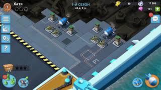Boom Beach Боевой Корабль 2 lvl