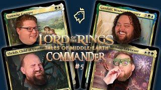 Samwise vs Gandalf vs Bilbo vs Shelob | Lord of the Rings : Tales of Middle Earth Commander Gameplay