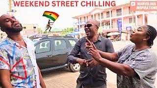 ACCRA STREET GIST  || CHILLING, CLUB & ENJOYMENT COMPETITION || GHANA Vs NIGERIA