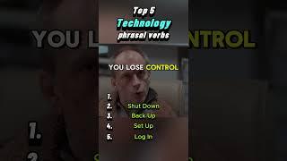 Top 5 Technology Phrasal Verbs You NEED to Know | Speak English Like a Pro! #advancedenglish