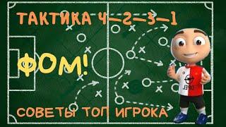 ФОМ! Тактика 4-2-3-1. Как Настроить. Обзор Слотов. Карьера. Советы.