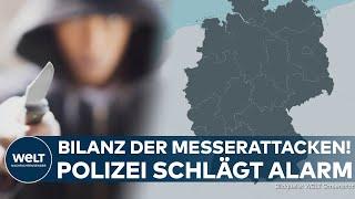 KRIMINALITÄT: Solingen, Stuttgart und Mannheim - „Deutschland hat ein Messerproblem“ | Die Zahlen