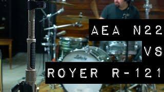 Ribbon Mic Shootout: AEA N22 vs Royer R-121 on Guitar, Drums and Drum Room