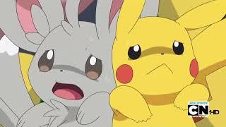 Minccino and Pikachu in the Trap! Pokémon Black & White