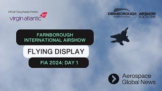 Farnborough International Airshow 2024: Flying Display Live Stream - Day 1