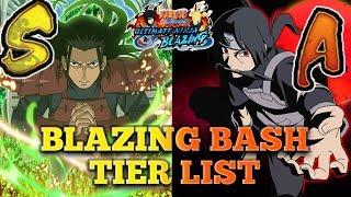 BLAZING BASH TIER LIST PART2 - A, S RANKS!!! NARUTO BLAZING