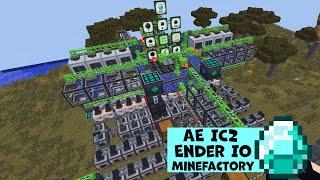 Бесконечная ферма Алмазов Industrialcraft, Applied Energistics,Ender IO | FDWorlds | 13