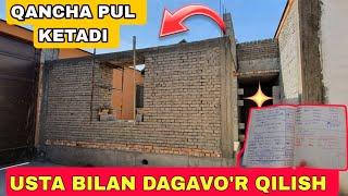 1 XONAGA UYGA QANCHA PUL KETADI USTA BILAN