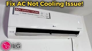 How to Fix LG AC Not Cooling Problem