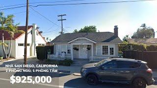 #489: Mua Nhà Bên Mỹ - Nhà ở thành phố San Diego, California, 2 phòng ngủ, 1 phòng tắm, $925,000