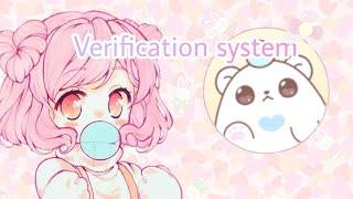 How to set up a cute verification using Mimu bot!!!