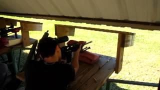 Rifle AR-15 shoot 1st time.