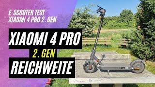  XIAOMI 4 PRO 2nd Gen.  Reichweitentest (48V; 10,2AH; 400W)