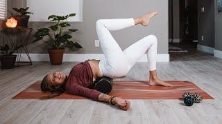 30 Minute Restorative Fascia Release Yoga (Great for Runners!)