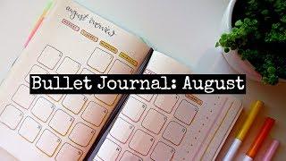 AUGUST 2018 PLAN WITH ME - BULLET JOURNAL | RACHEL CATHERINE