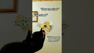 Respect everyone's dragons! #dragonpuppets #paperpuppet #paperdragon #dragonpuppeteer