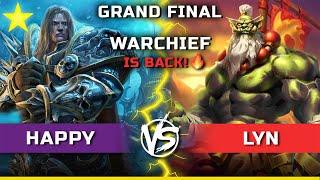 WC3 | Warchief vs Emperor! Grand Final Battle of Legends! | Happy vs Lyn | Divine Dragon Cup - S1