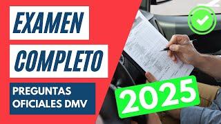 Test Licencia de Conducir California 2025  | PREGUNTAS REALES