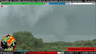 Tornado In Northern Minnesota (6/22/25) - Live As It Happened