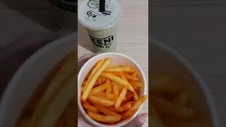 Cheese flavored french fries