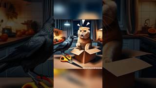 Cat and Crow’s Hilarious Kitchen Chaos! 